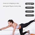 Miniatyrbild 2 av 5: Pilates Reformer Motståndsband Kit Hemmaträningsutrustning För Helkroppsträning - Hjälper Till Att Rikta In Muskler, Tona (svart)