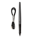 Miniatyrbilde 1 av 5: PF150 Styluspenn for Q11K Ergonomisk Design Svart ABS Programmerbare Nøkler for Huion Smart Pen for Huion Q11K