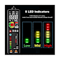 Miniatyrbillede 3 af 5: S1cl Tester LCD 3-resultaters Display AC Detektor Berøringsfri Med Justerbar Følsomhed Multimeter