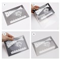 Miniatyrbillede 4 af 5: 16 stk. Opbevaringspose og magnetisk ark til stempler og dies - Dies opbevaringssæt til udskæring, scrapbooking, opbevaring af hobbydies
