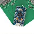 Miniatyrbillede 5 af 5: Joystick USB-adapter Kompakt Lav Latens Håndtag Konvertere Ekstern Board til RasPi til Mister FPGA til PC til SNES Håndtag Adapter