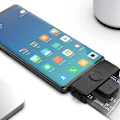 Miniatyrbillede 5 af 5: Sort CR318 Smart Card-læser til bankkort SIM ID-kloner Connector Adapter USB2.0 Standard til And