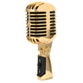 Miniatyrbilde 2 av 5: Profesjonell Kablet Vintage Klassisk Mikrofon (Gull)