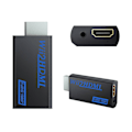 Miniatyrbilde 2 av 5: Wii til HDMI Konverter Adapter 1080p Output Video 3.5mm Audio Med 2M HDMI Kabel