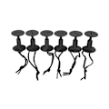 Miniatyrbillede 1 af 5: 6 stk. Surfbræt Leash Plugs med Snore Vand Surfing Tilbehør Surf Leash Plug Bodyboard