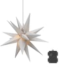 LED-julestjerne 3D, Ø 56 cm, batteridrevet