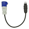 Miniatyrbillede 3 af 4: Adapterkabel 40cm 3x1.5mm² fra schweizisk stik til CEE 2025.