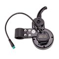 Miniatyrbillede 4 af 5: LCD-LH100 24V/36V/48V/60V 5 Pins Elektrisk Cykel Display Tommelfinger Gas Håndtag Speedometer Kontrolpanel til
