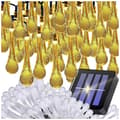100 LED Solar Powered Icicle Garland for Garden, Patio & Balcony