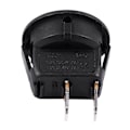Miniatyrbillede 4 af 5: 5 stk. SPST Sort Knap On/Off Rund Vippekontakt AC 6A/250V 10A/125V