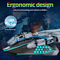 Miniatyrbillede 2 af 5: Trådløs Gaming Mus med Honeycomb Skal, RGB Baggrundsbelysning & 5 DPI Niveauer 2024 2024THO
