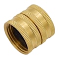 Miniatyrbillede 4 af 5: Hun-til-hun Dobbelt Hun Vandhane Fitting Dobbelt Vandslange 1x1,1 tommer