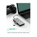 Pikkukuva 3 / 5: 11 in 1 Type C -telakka Usb Hub 3.0 Jakaja Moniporttisovitin 4k -yhteensopiva Rj45 Sd/tf Vga Pd Audio J