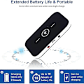 Miniatyrbillede 3 af 5: 2-i-1 Audio Transmitter Receiver Trådløs Bluetooth