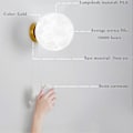 Miniatyrbilde 2 av 5: Innendørs VegglampeModerne Vegglampe 15CMMåne og Astronaut Design LED VegglampeInnendørs Vegglampe for Barnerom 2025th