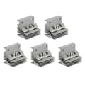 For K1/K1 MAX Hot End Radiator Kit Metal Radiator til 3D Printer Tilbehør Radiator 5stk