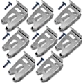 Miniatyrbillede 2 af 3: 8 stk. bæltekrog med skrue til Makita 346449-3 324705-1 346034-2 346317-0