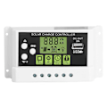 Pikkukuva 1 / 5: PWM Älykäs Aurinkolataussäädin LCD-näytöllä USB-ulostulolla 12V 24V 10A (KYZ-20A)