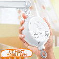 Miniatyrbilde 5 av 5: Baby-seng med motor, musikkboks og spinner med 3 moduser, justerbar volum, 12 vuggesanger, automatisk avstenging etter