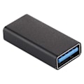 Pikkukuva 3 / 4: Type-C / USB-C Naaras - USB 3.0 Naaras Alumiiniseosadapteri (Musta)