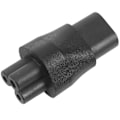 Miniatyrbillede 1 af 5: IEC 320 C5 3-benet hun til C8 2-benet han stik konverter strømforsyningsadapter