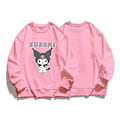 Miniatyrbilde 3 av 3: Kawaii Sanrio Kuromi Gensersweatshirt for Gutter og Jenter Langærmet Vår Høst Rundhals Topper Klær Barn Pullover Barnklær