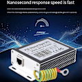 Miniatyrbilde 4 av 5: En-kanals Gigabit Poe Poe Ethernet Signal Spd Nettverk Overspenningsvern 1000mbps Spd Forebygger F