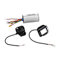 Miniatyrbild 1 av 5: Controller Broms LCD Display 24V 250W Elektrisk Scooter Controller Borstlös Motor Elcykel