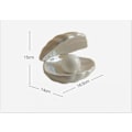 Miniatyrbillede 2 af 5: Shell Pearl LED Natlampe Perle I Skal Natlampe Bordlampe Til Børneværelse Soveværelse Stue, Hvid