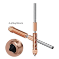 Miniatyrbilde 5 av 5: Høy-flyt utskrift Oppgradert dyse K1 Hurtigbytte dyse for K1 Max K1C V3 3D-printer Hotend 0.4mm