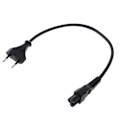 Miniatyrbild 1 av 4: Nätadapterkabel Eu 2-stiftshane till Iec 320 C5 Micky för bärbar datorströmförsörjning 3