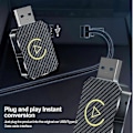 Miniatyrbilde 4 av 5: 2 I 1 Trådløs CarPlay Adapter Android Auto Trådløs Adapter Smart Mini Boks USB Dongle Plug and Play WiFi Rask Tilkobling