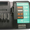 Miniatyrbillede 5 af 5: 14.4v-18v Oplader Dc18wa kompatibel Maktec Makita Dc18sg Dc1851 Bl1813g Bl1415g Bl1815g Bl1413g Uh522d Um1-1