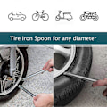 Miniatyrbild 5 av 5: Däckjärn Däckspakar Set Däckreparationsverktyg Kit Fälglyftare Däckbytare för Motorcykel