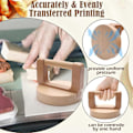 Miniatyrbild 3 av 5: 2 st Blocktryck Baren, Trä Baren Tryckverktyg Tillbehör för Tryckning, Hantverk, Scrapbooking, Linoleumsnitt