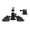 Miniatyrbilde 1 av 5: Bil Trippel Kopp DSLR Kamera Sugekopp Base Stativ + 360 Graders Roterende