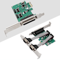 Miniatyrbillede 3 af 4: PCI-E til 2 Seriel Kort 1 Parallel Port Kort Desktop PCI Udvidelseskort LPT Port Adapterkort