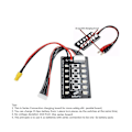 Miniatyrbillede 2 af 5: 1s Traverseringsmaskine Lithium Batteri Opladningskort Seriel Hulningskort Flymodel 6-vejs Bt2