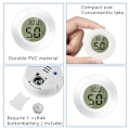 Miniatyrbillede 4 af 5: 3 stk Indendørs Hygrometer Termometer med Celsius C LCD Display til Luftfugtere