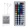 Miniatyrbild 1 av 5: RGB-kontrollbox med fjärrkontroll 44 tangenter RGB-kontrollbox 44 tangenter