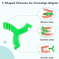 Miniatyrbild 4 av 5: 4 ST Chewies för Invisalign Aligner, Y-formade Chewies för Aligner Trays Seater Ortodontiska Munchies för Invisalign 2025th