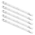 Miniatyrbillede 3 af 5: 5 Pakke R7S 118mm 300W 230V, R7S Halogen Lineær Pære, Dæmpbar Halogenlampe til Byggearbejde
