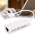 Miniatyrbilde 5 av 5: USB2.0 Ethernet-adapter RJ45 Hvit ABS RTL8152B Chip Datamaskin Eksternt Nettverkskort-YM