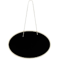 Miniatyrbillede 1 af 5: Mini Træ Tavle Hængende Skilt Beskedtavle Rustik Bryllupsfest DIY Hjemmeindretning (sort 1 stk)