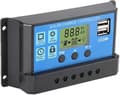 30A Solarladdningsregulator, 12V/24V Solpanel Laddningsregulator, Timerinställning PWM Auto Parameter - q37/YY