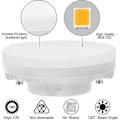 Miniatyrbillede 2 af 4: Gx53 LED Pære 11w 3000k, Varm Hvid, Ikke-dæmpbar Gx53 Belysning, Ingen Flimmer, Gx5.3 Halogenpærer, 1200 lumen, 120 Graders Vinkel, Pakke med 4