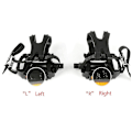 Miniatyrbillede 3 af 5: Multifunktionelle cykelpedaler med tåclips og stropper til motionscykel, spinningcykel og udendørs cykler