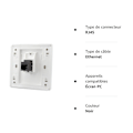 Pikkukuva 5 / 5: At6 Gigabit Rj45 Lan Kaksikanavainen Verkkopistorasia, Suora Etuosan Internet-virtapistorasia, 86x86mm (lan X 2)
