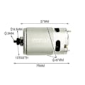 Miniatyrbilde 2 av 2: 14.4v/13 Tenner Motor Erstatningsmotor For Bosch Gsr14.4-2-li Psr 14,4 -NC