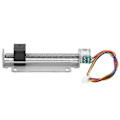 Miniatyrbilde 2 av 5: Skrue Slide Bord Micro 2-Fase 4-Tråds Steppermotor Skrue Slider Metall Optisk Akse Skrue 15